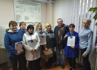 Корпоративное обучение для лаборантов Киевского картонно-бумажного комбината